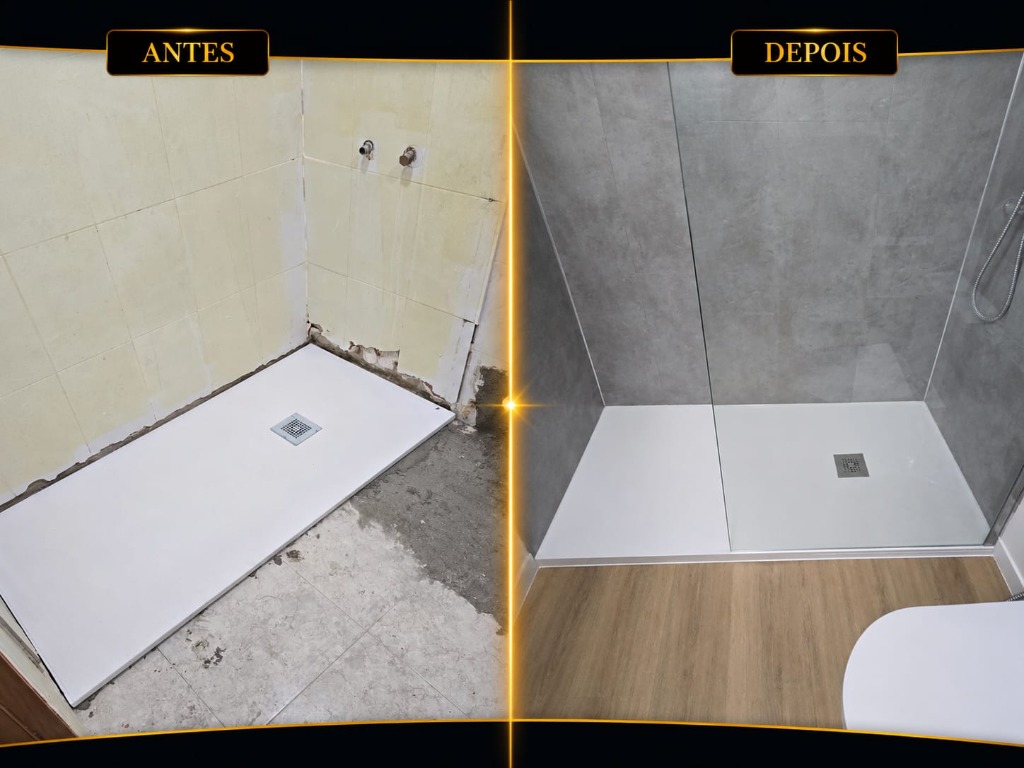 Casa de banho — Antes e Depois